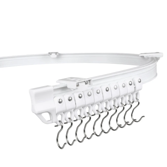 Flexibilná stropná tyč na záclony