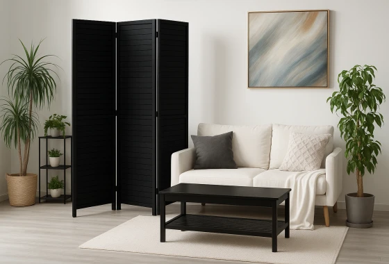 Paraván: rýchly spôsob na súkromie a rozdeliť priestor bez vŕtania